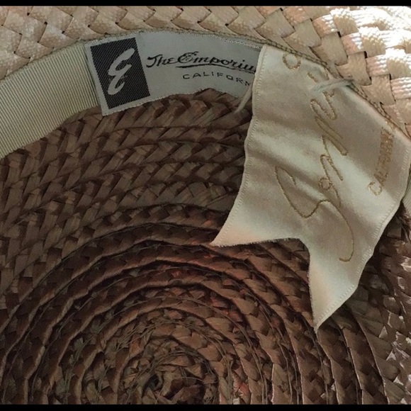 Vintage The Emporium Straw Hat - Picture 4 of 4
